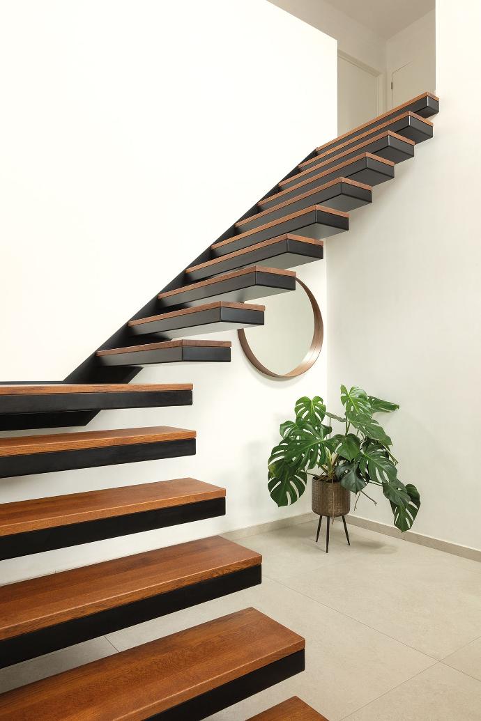 Zwevende trap Escalier en bois