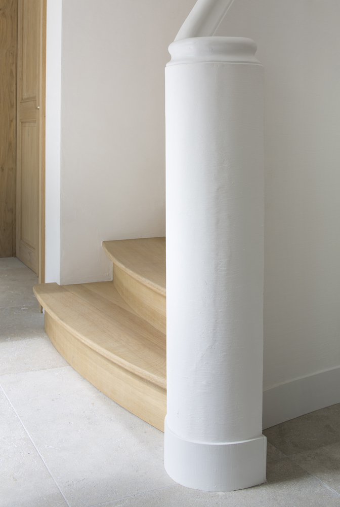 Escalier classique en chêne