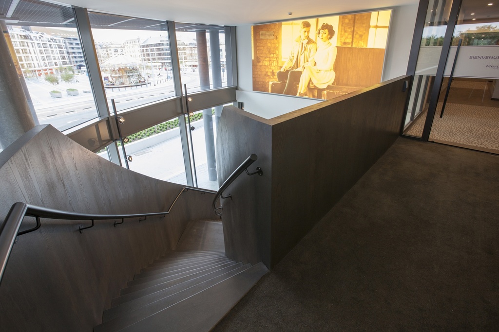 Escalier en colimaçon en chêne | Mercure Blankenberge