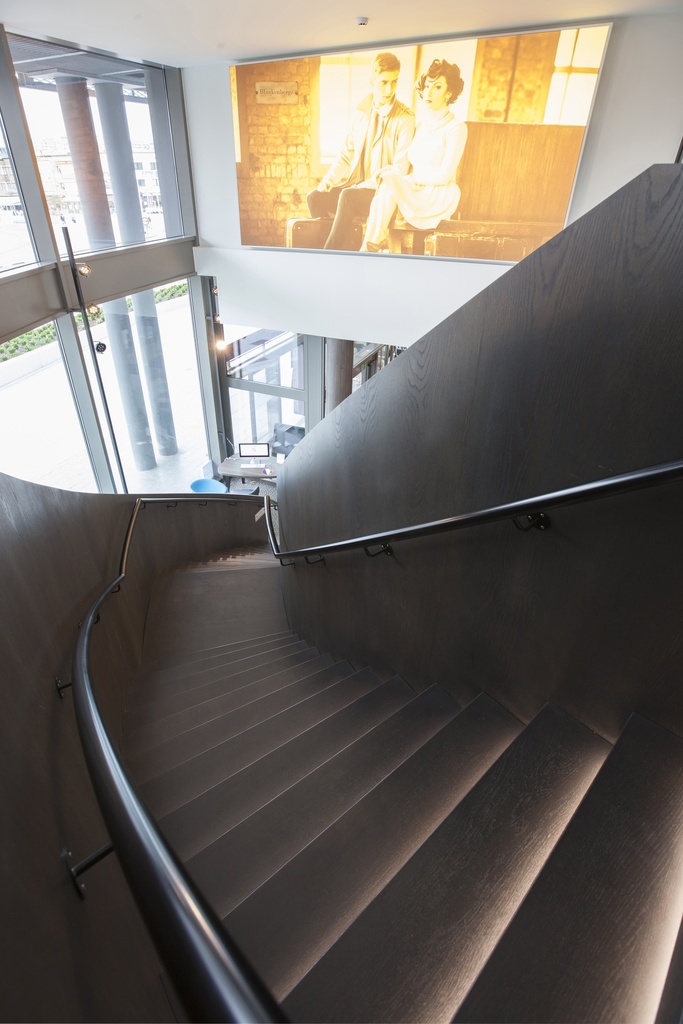 Escalier en colimaçon en chêne | Mercure Blankenberge